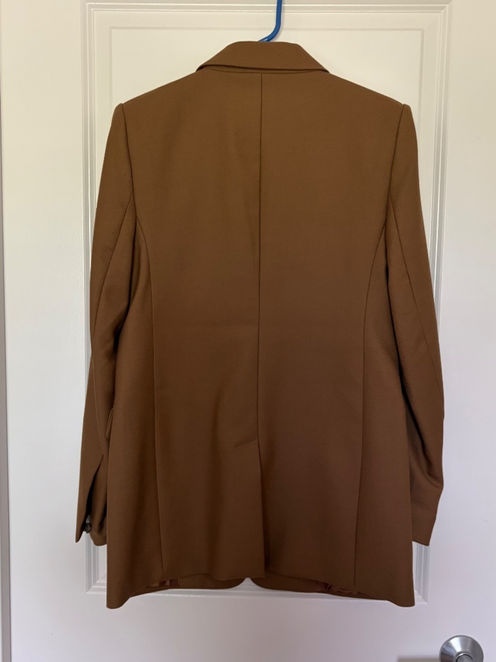 NWOT Banana Republic Women's 8 Blazer Pant Suit Set in color "Camel" 100% Wool - Picture 4 of 10